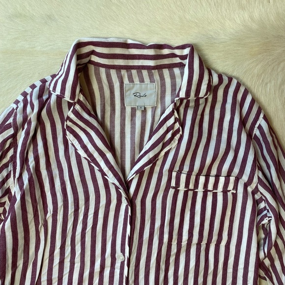 Rails Acadia Striped oversized Sleep Shirt - Picture 5 of 11